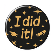 Geslaagd button I did it