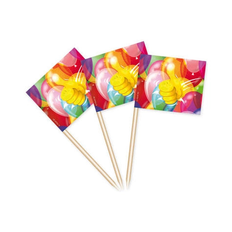 Geslaagd cocktail prikkers