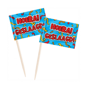 Geslaagd cocktailprikkers