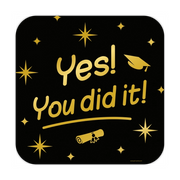 Geslaagd deurbord Yes you did it