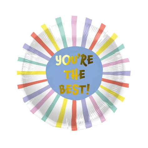 Geslaagd folieballon You're the best 45cm