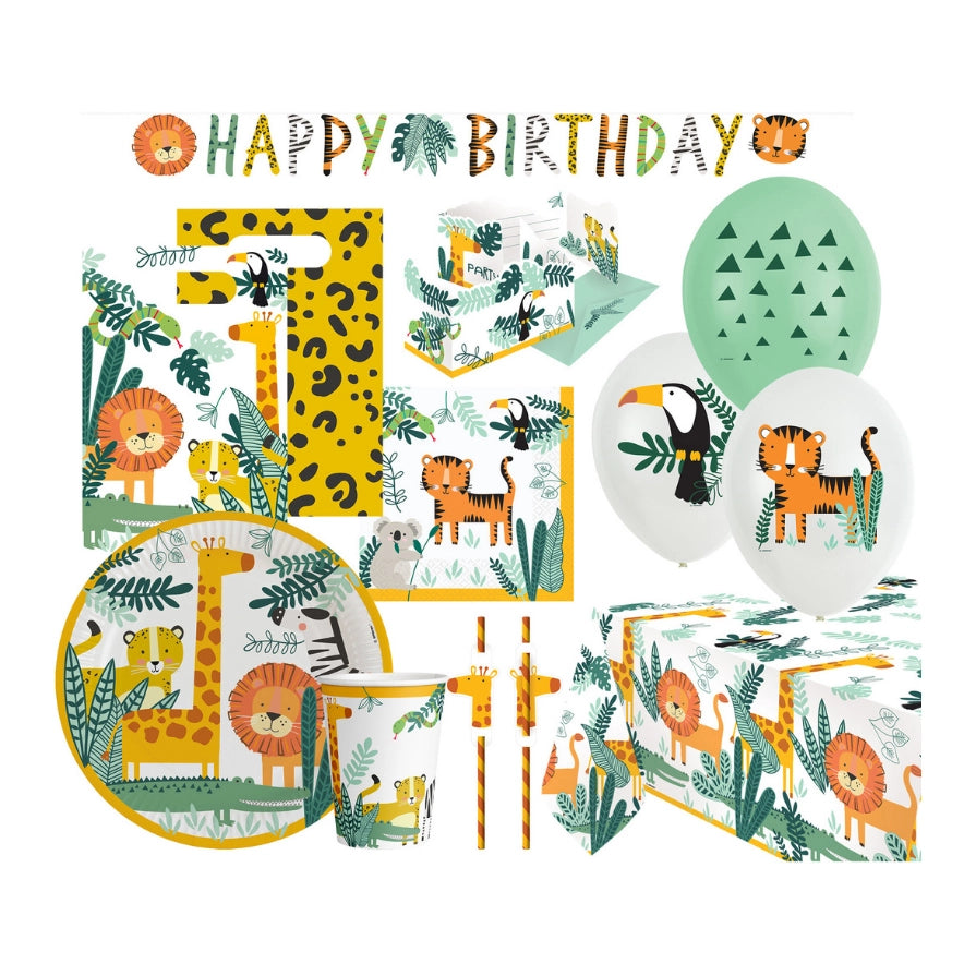 Get Wild Feestpakket 64 delig