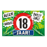 Gevel vlag - 18 jaar