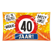 Gevel vlag - 40 jaar