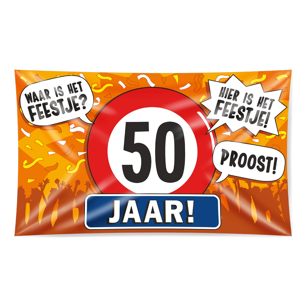 Gevel vlag - 50 jaar