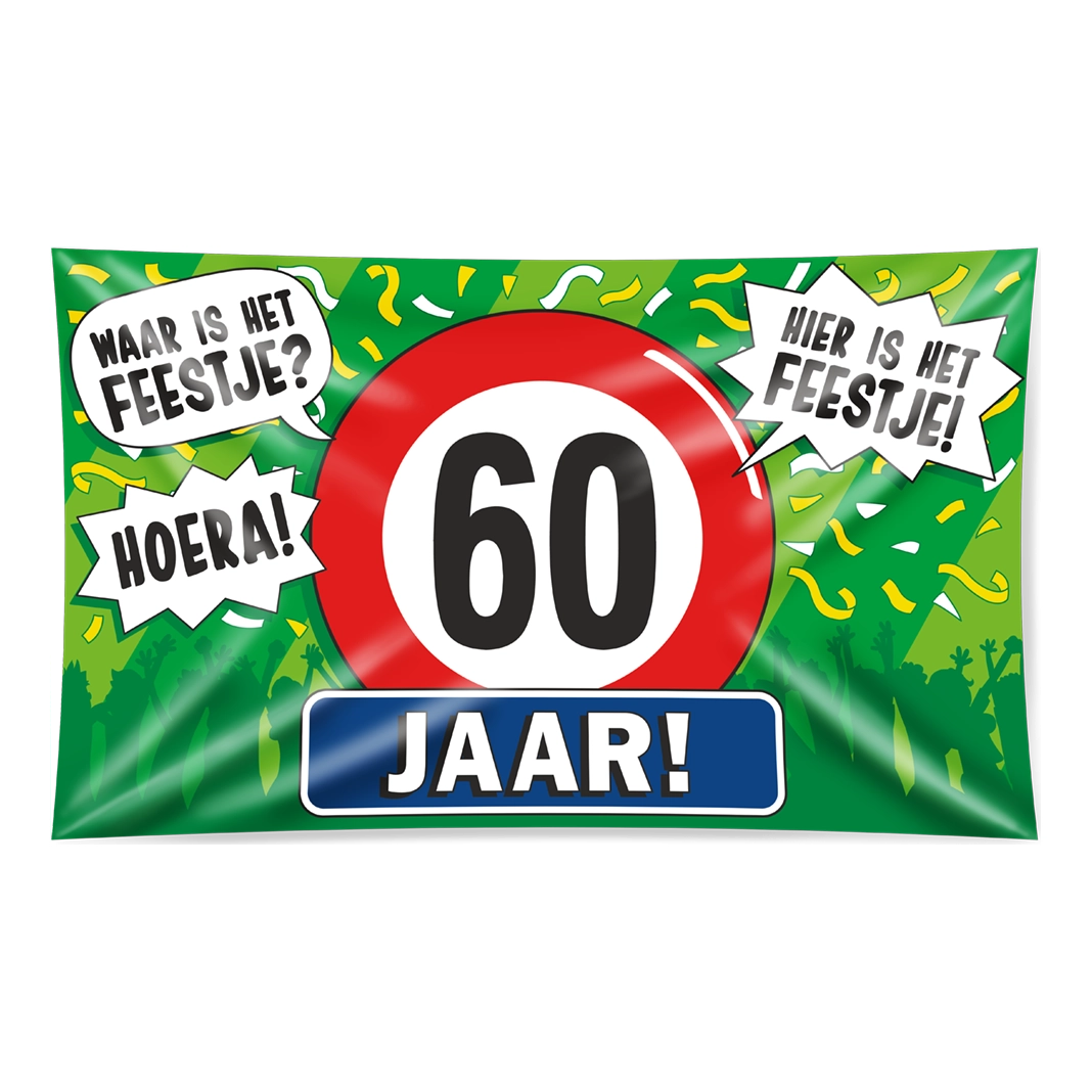 Gevel vlag - 60 jaar