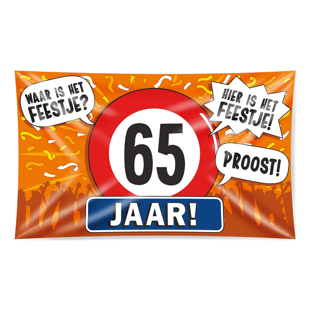 Gevel vlag - 65 jaar
