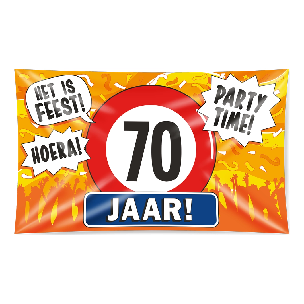 Gevel vlag - 70 jaar
