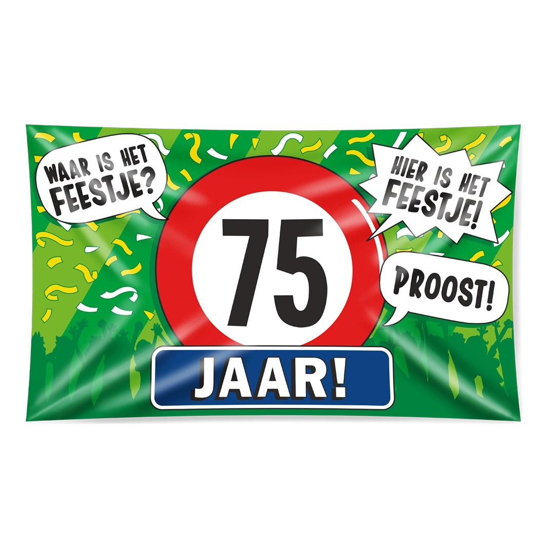 Gevel vlag - 75 jaar