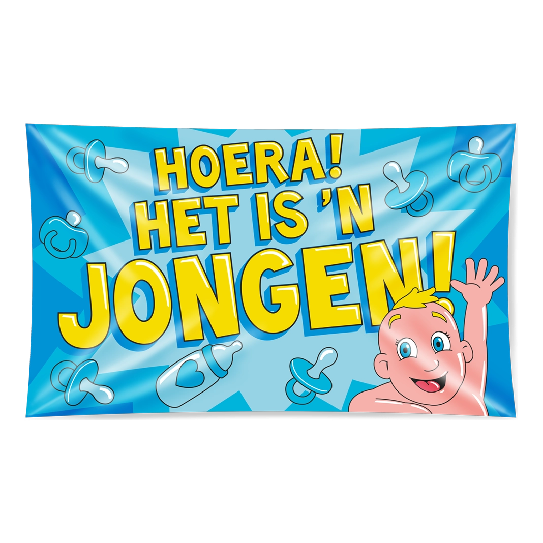 Gevel vlag - geboorte jongen