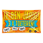 Gevel vlag - ik ben jarig....