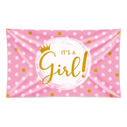 Gevel vlag - It's a girl!