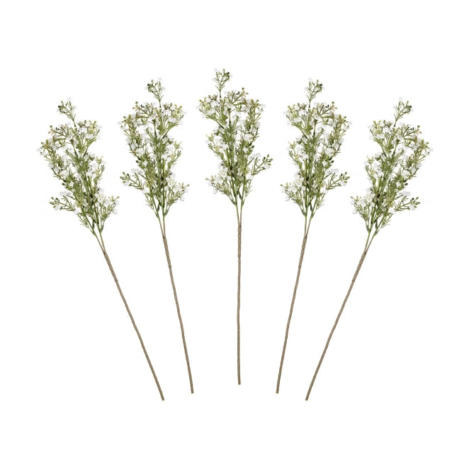 Gipskruid kunstbloemen Sage Wedding 5 stuks