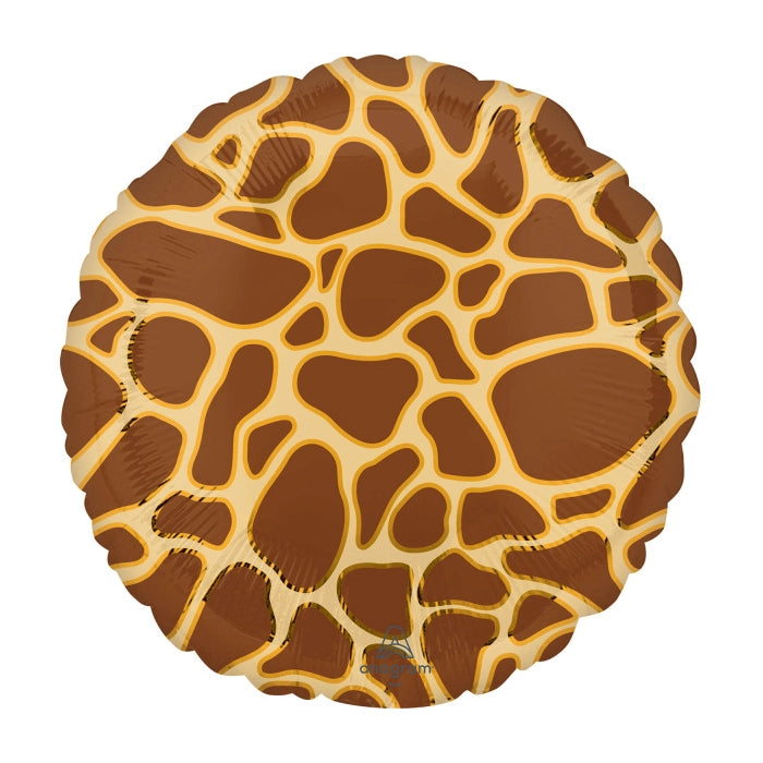 Giraffeprint Folie ballon 43cm