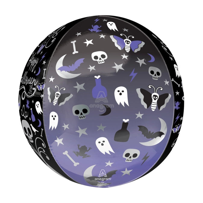 Halloween helium Orbz folieballon 38x40cm