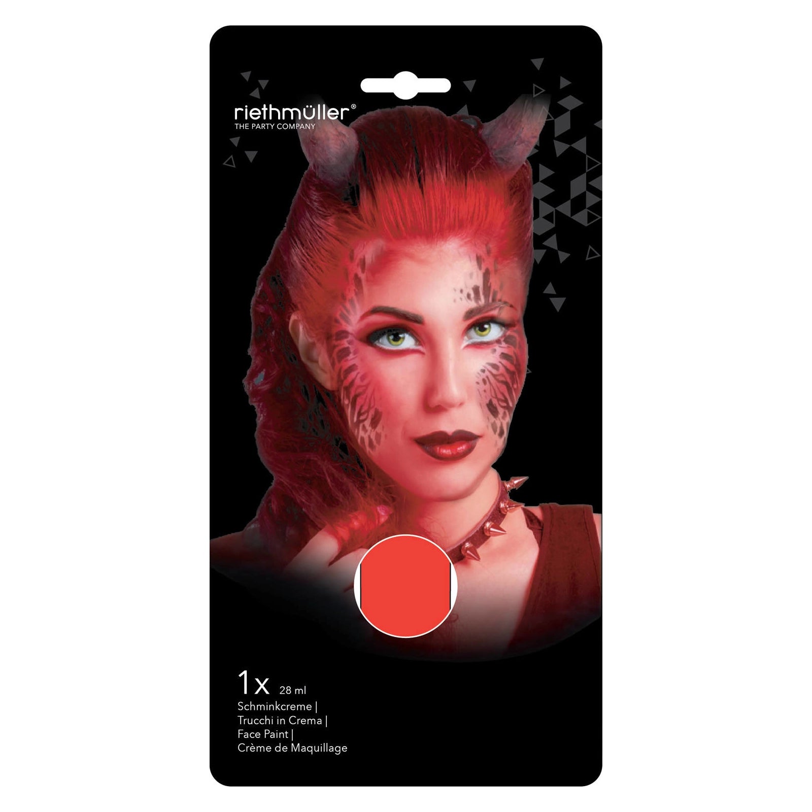 Halloween make-up cream rood