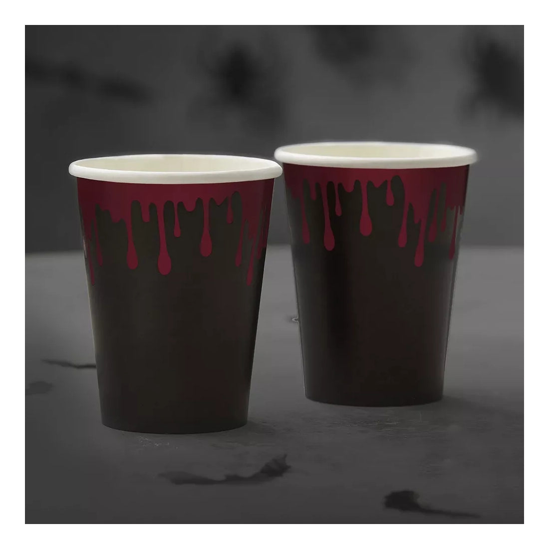 Halloween papier Bloody Black 8 stuks
