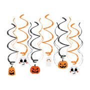 Halloween Swirl decoratie - 12 stuks