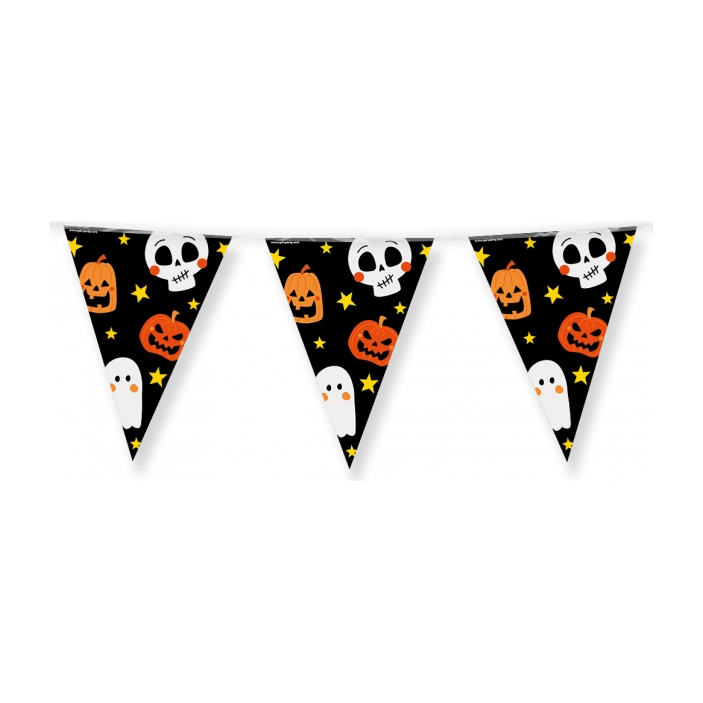 Halloween Vlaggenlijn - 10 meter