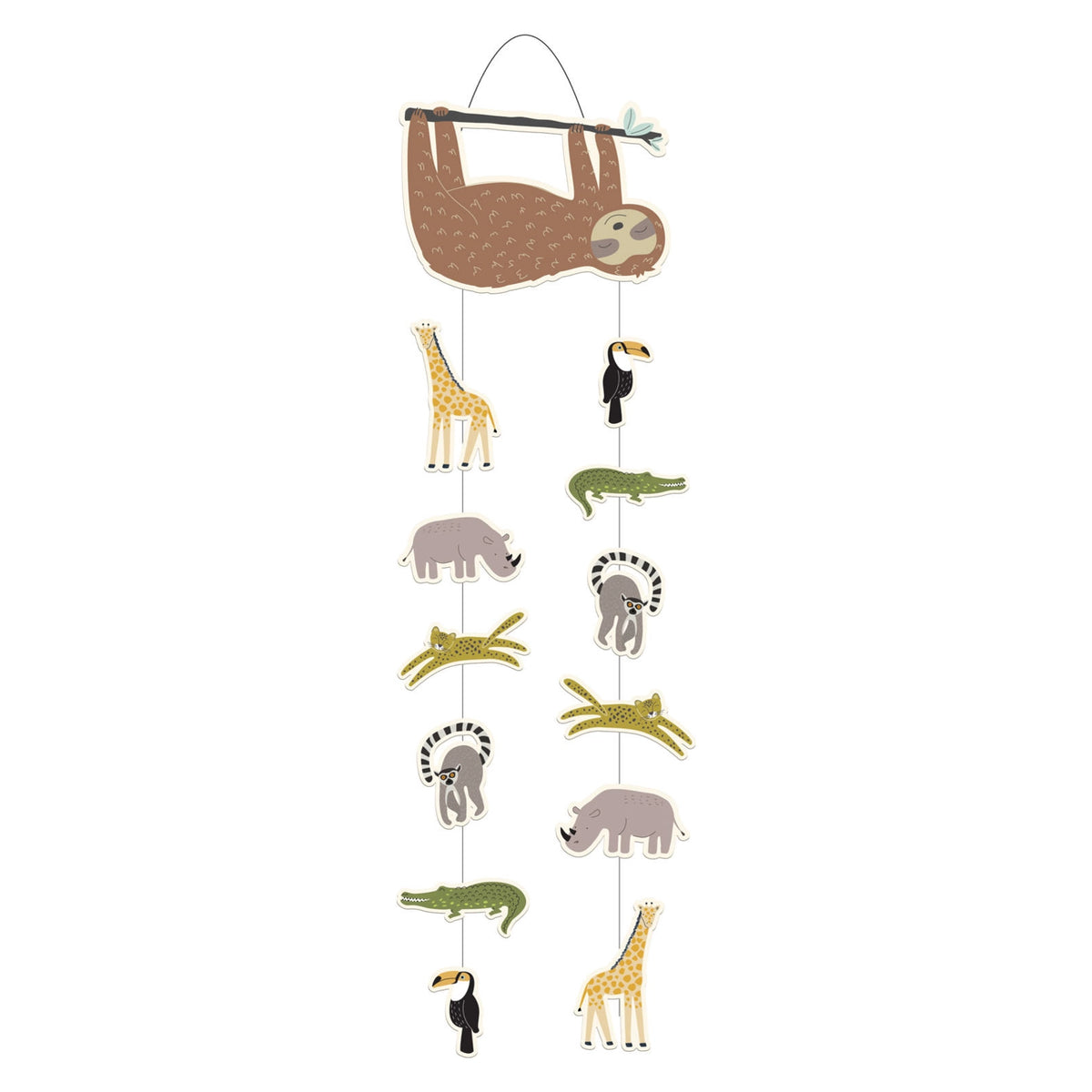 Hangdecoratie Zoo Party - 30x85 cm