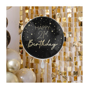 Happy 21st Birthday folieballon 45cm