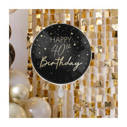 Happy 40th Birthday folieballon 45cm