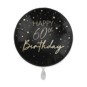 Happy 60th Birthday folieballon 45cm