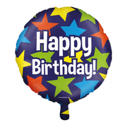 Happy Birthday Cartoon - Folieballon 45cm