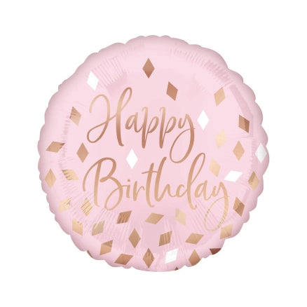 Happy Birthday folieballon 43 cm
