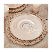 Happy Everything papieren borden 8 stuks 25cm