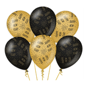 Happy new Year ballonnen 30cm 6 stuks