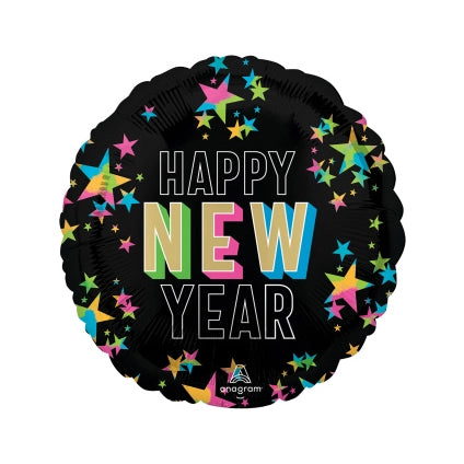 Happy new year folieballon 43cm