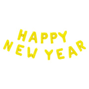 Happy New Year folieballon goud