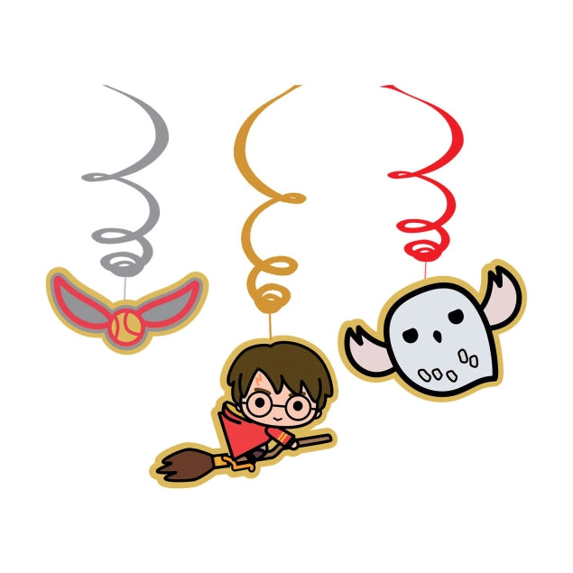 Harry Potter Swirl Decoraties 6 stuks 60cm