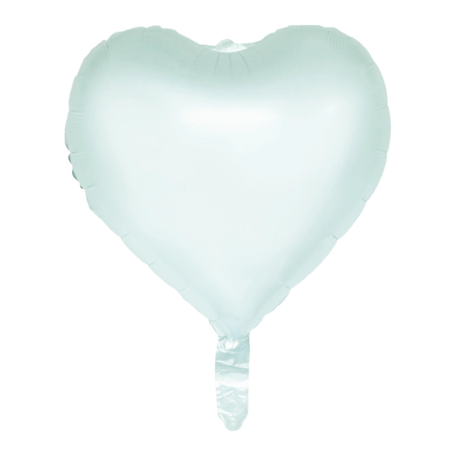 Hart folieballon pastel Groen Watercolor Hearts 45cm