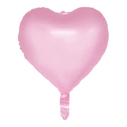 Hart folieballon pastel Roze Watercolor Hearts 45cm