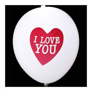 Hartjes Led Ballonnen I Love You 30cm 5 stuks