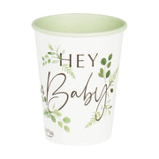 Hey baby! kartonnen bekers - merk Ginger Ray