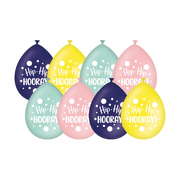 Hip Hip Hooray - Ballonnen - 8 stuks - 30cm