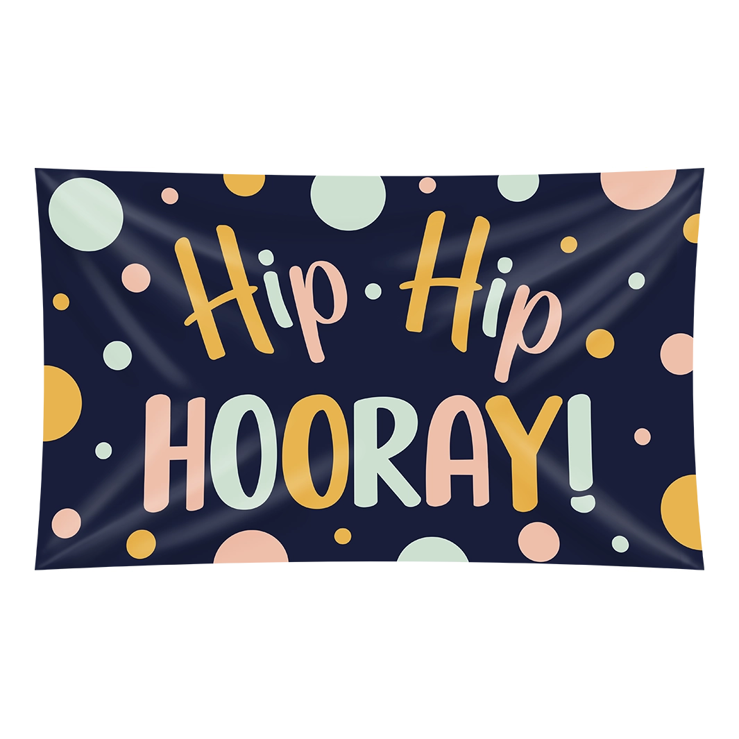 Hip Hip Hooray - Gevelvlag