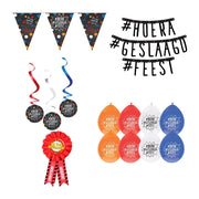 Hoera geslaagd versiering pakket