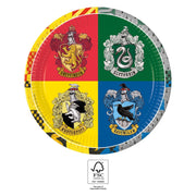 Hogwarts Papieren borden 23cm 8 stuks
