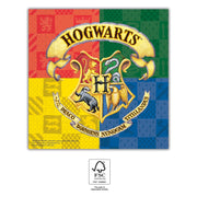 Hogwarts Servetten 33x33cm 20 stuks
