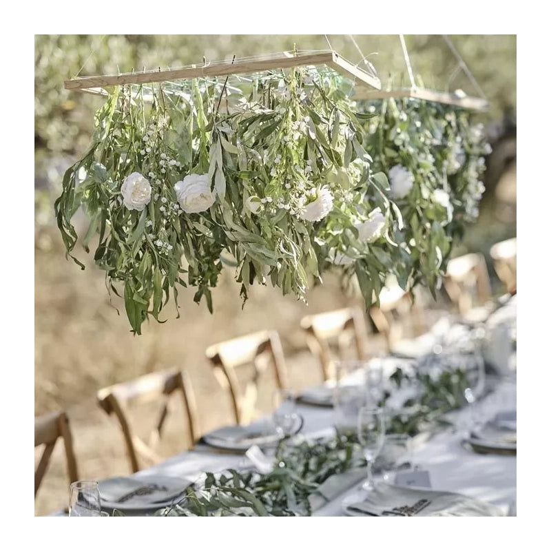 Houten hangdecoratieframes Sage Wedding
