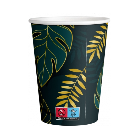 Jungle Bladeren - Bekers - 8 stuks - 250ml