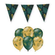 Jungle Bladeren Versiering pakket - S