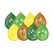 Jungle Dieren - Ballonnen - 8 stuks - 30cm