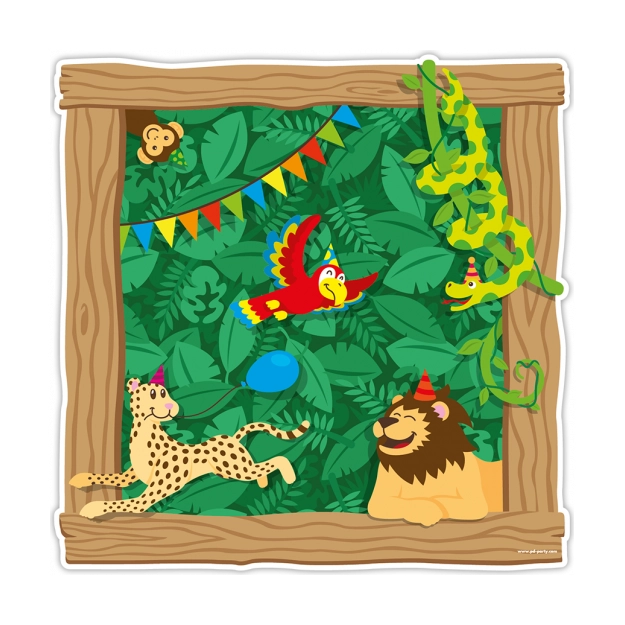 Jungle Dieren - Deurbord