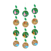 Jungle Dieren - Hang decoratie - 3 stuks