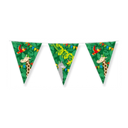 Jungle Dieren - Vlaggenlijn - 10 meter